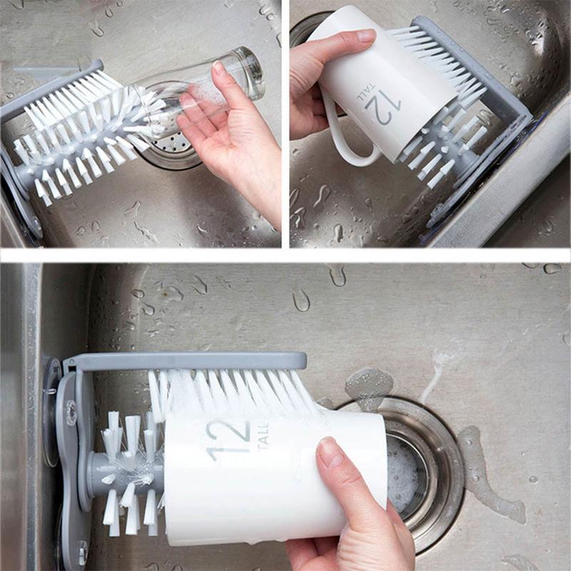 Bàn Chải Vệ Sinh Ly Nước / Bồn Rửa 2 Trong 1
