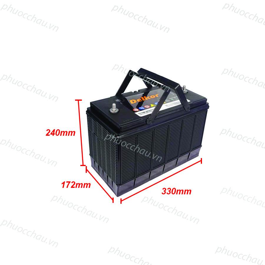 Ắc Quy Delkor  1110K (12V - 100Ah)