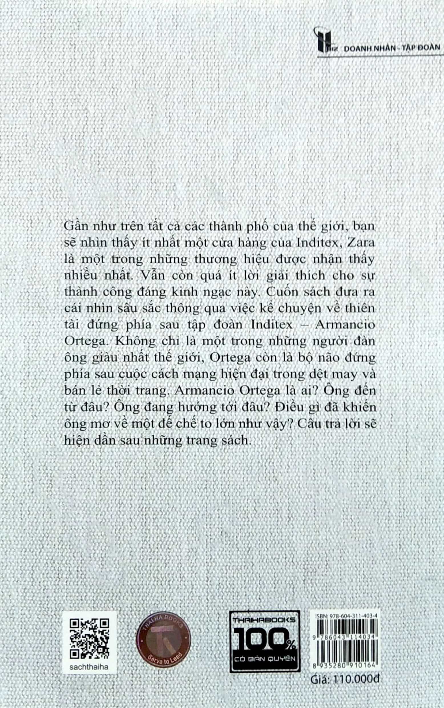 Từ Zero Đến Zara - Câu Chuyện Về Thiên Tài Phía Sau Những Nhãn Hiệu Thời Trang Toàn Cầu