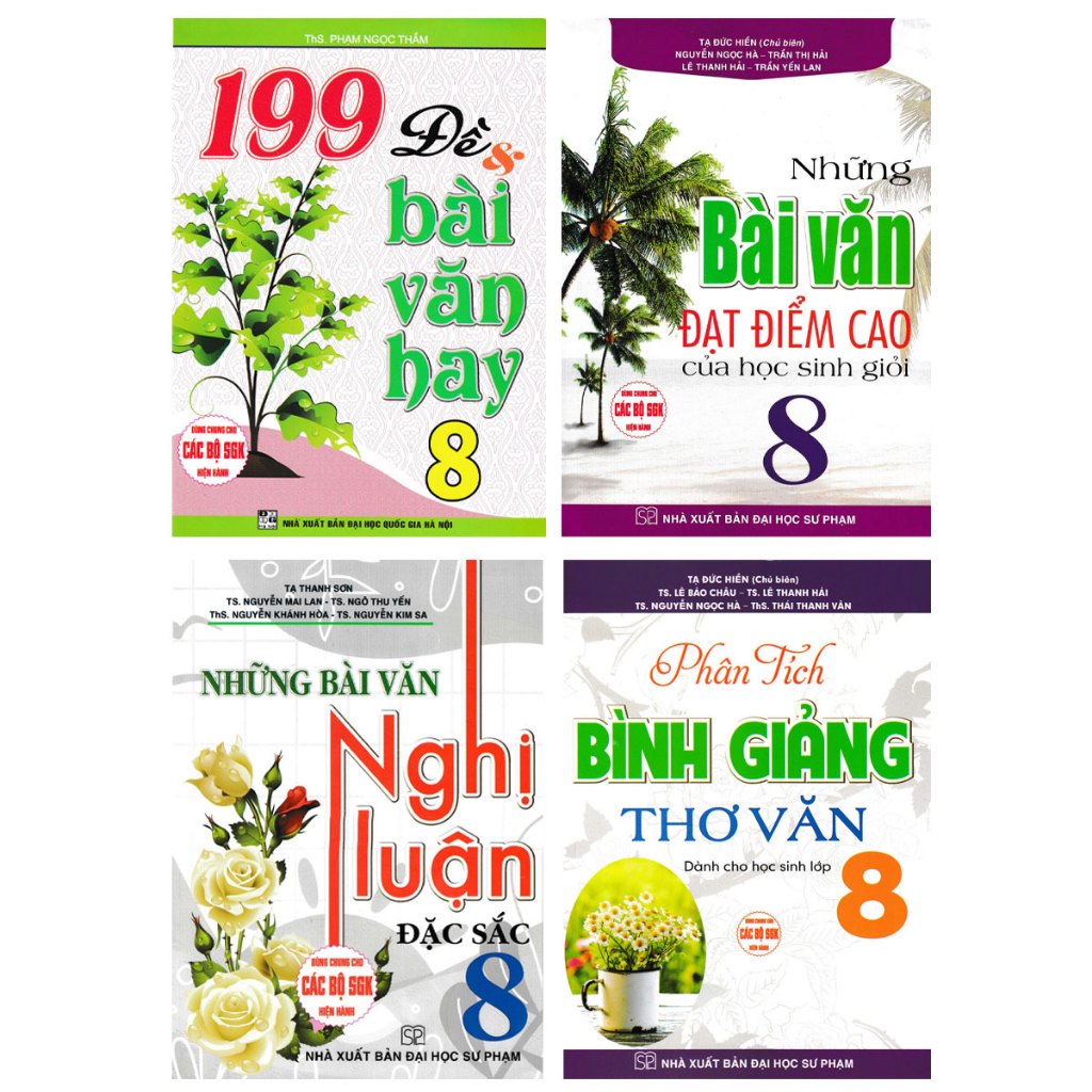 Sách - Combo Những Bài Làm Văn Hay Lớp 8