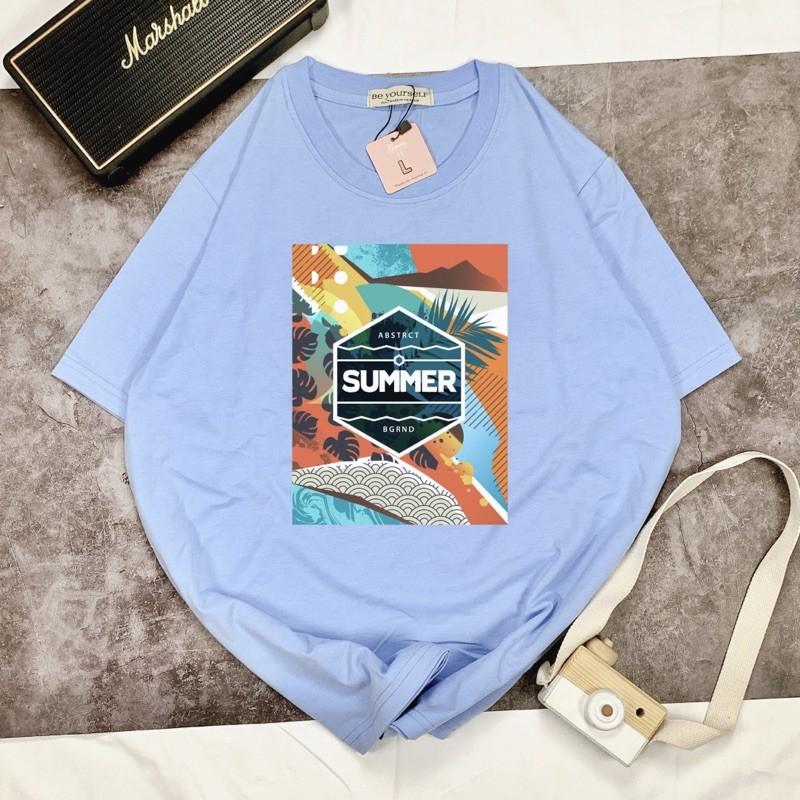 Áo Thun Tay Ngắn UNISEX SUMMER - Hình chụp thật