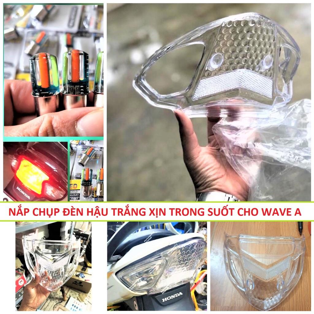 Nắp ốp đèn hậu (stop) trắng Wave A 2006-2021 Hàng Cao Cấp Lắp chuẩn không cần độ chế