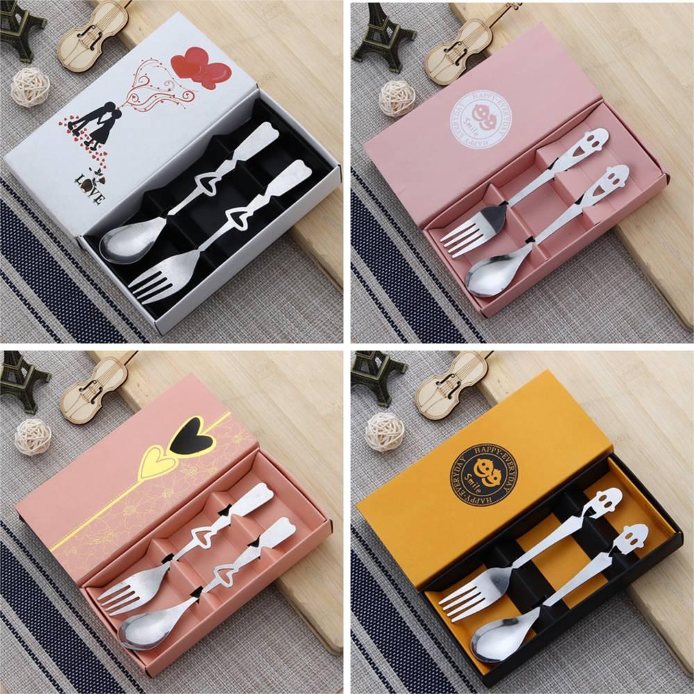 Bộ 2 Dụng Cụ Ăn Uống Bằng Thép Không Gỉ Chất Lượng Cao