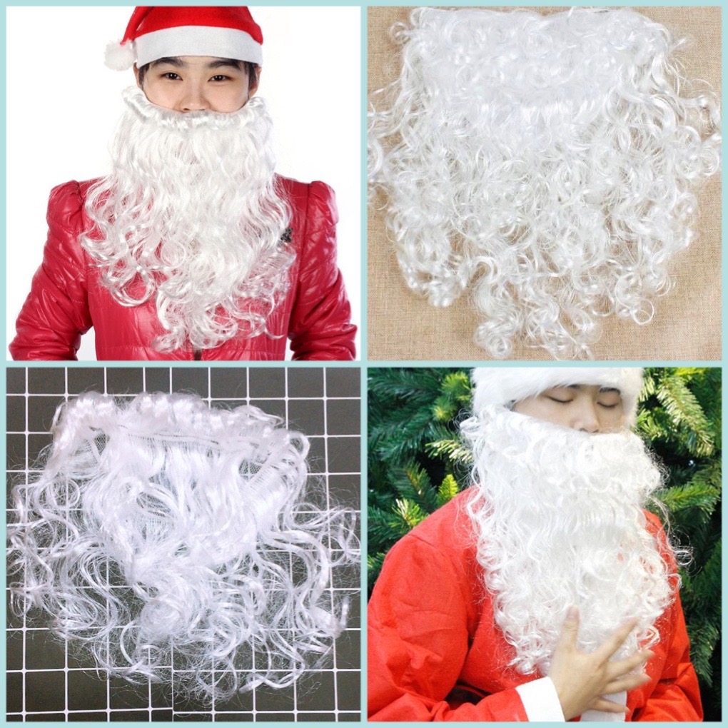 Râu ông già Noel/ Bộ râu hoá trang ông già Noel chơi noel giáng sinh