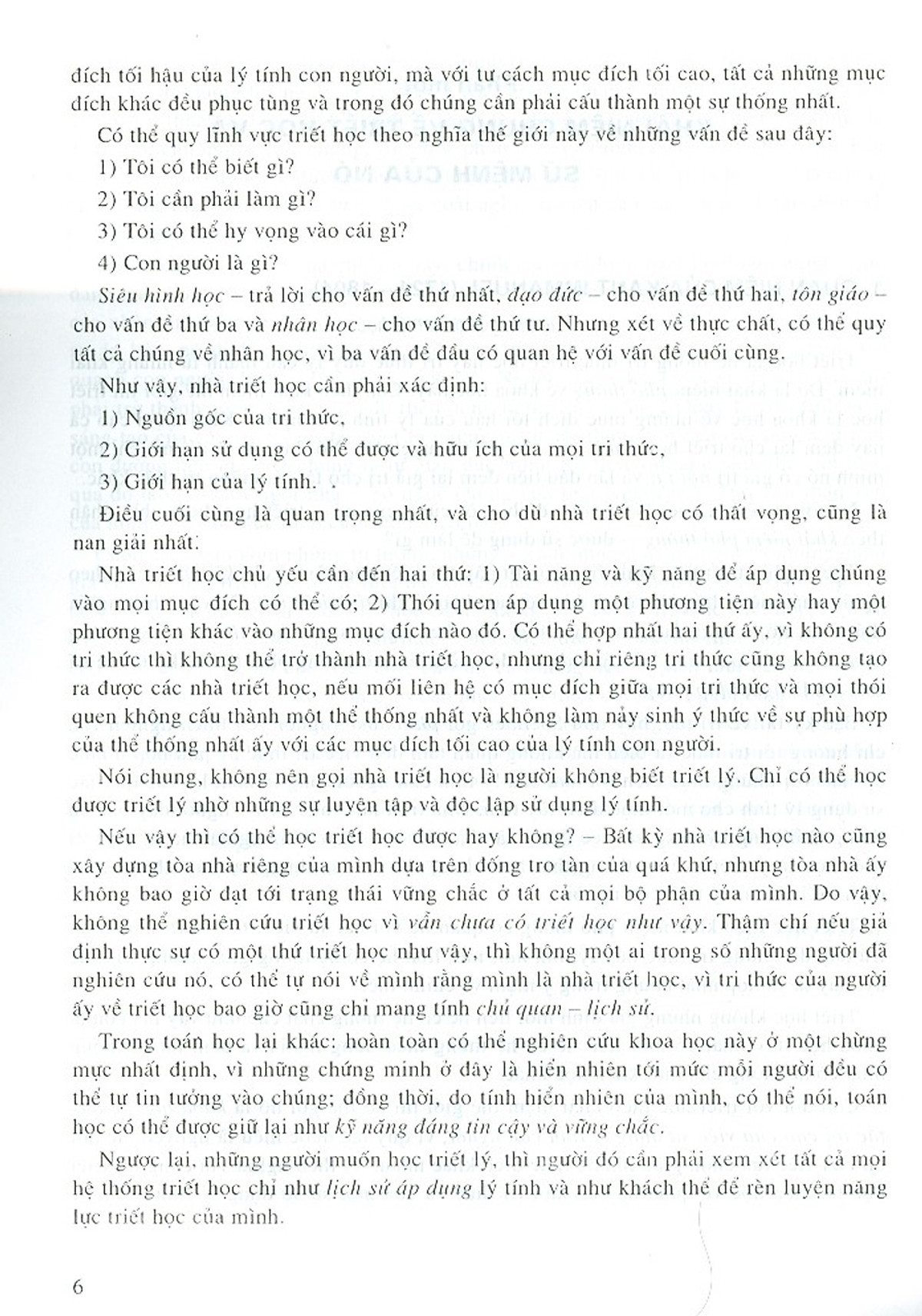 Nhập Môn Triết Học