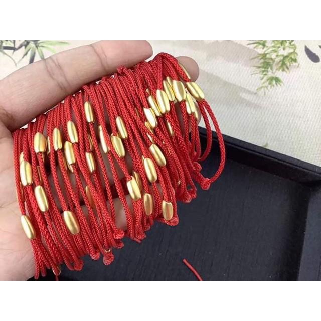CHỈ ĐỎ HẠT GẠO BẠC TA S999 -