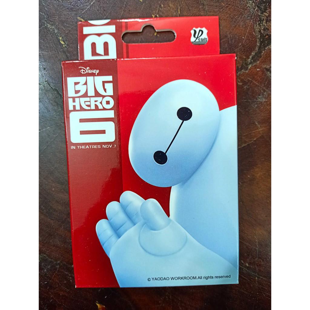 (có hộp đựng) Bộ bài Tây anime BAYMAX , bộ Tú người trắng khổng lồ 54 lá in hình anime manga dễ thương siêu độc đáo