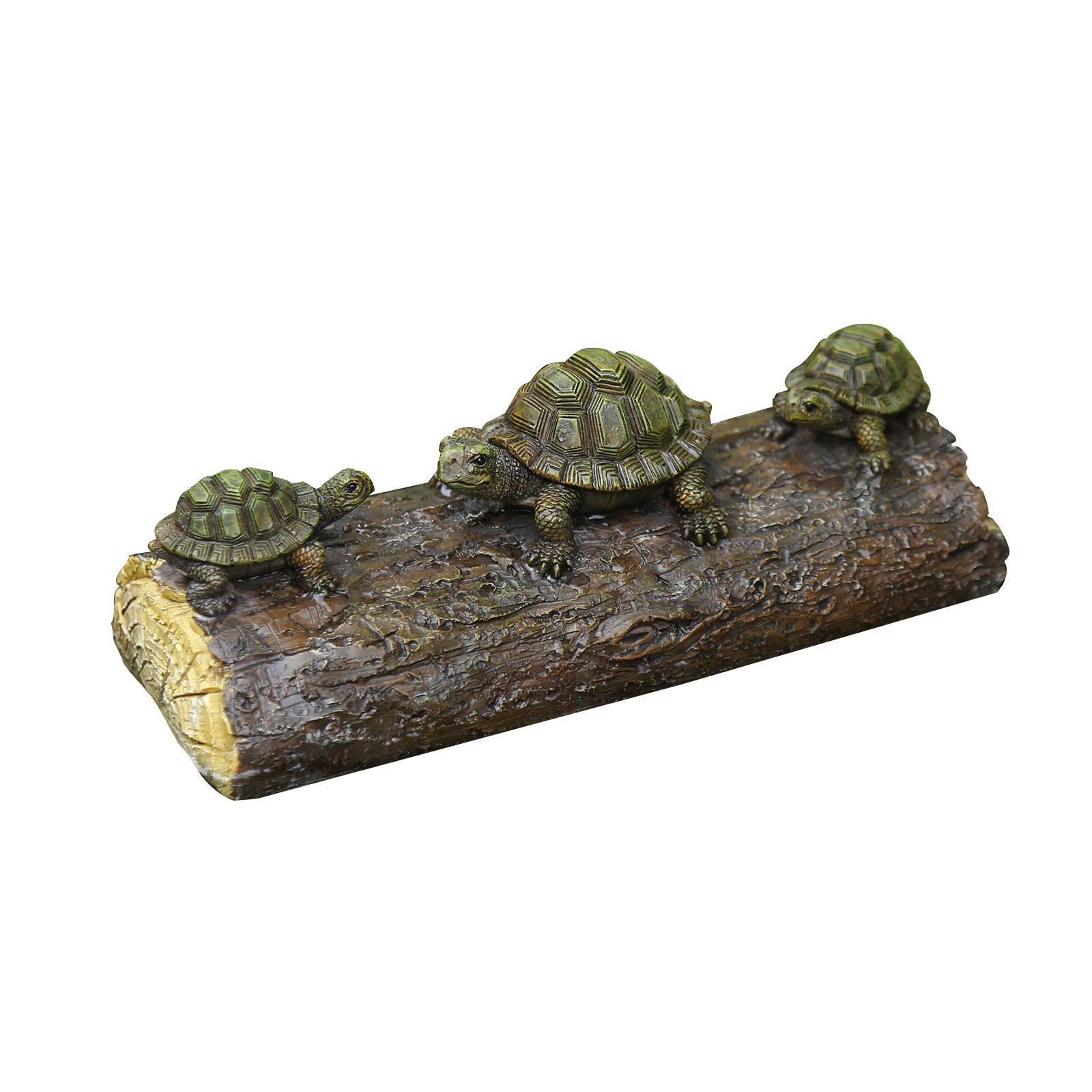 Turtle Floating Ornament Figurine Fairy Garden Statue DIY for Outdoor Indoor