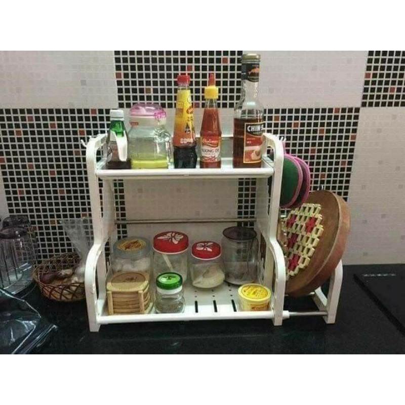 KỆ ĐỰNG ĐỒ NHÀ BẾP CÓ NGĂN ĐỂ THỚT