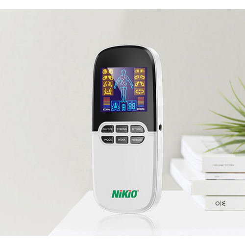 Máy Massage Xung Điện Trị Liệu Nikio NK-102 - 8 Miếng Dán Mát Xa Giảm Đau Nhức Toàn Thân Với Công Nghệ Điện Xung Mới - Đèn Hồng Ngoại Hỗ Trợ Trị Viêm Mũi Dị Ứng, Viêm Xoang - Pin Sạc Không Dây Tiện Lợi