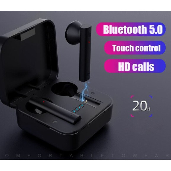 Tai Nghe Bluetooth Bluetoshita True Wireless AirBuds Tai Nghe Không Dây Âm Thanh Vòm 7.1 Super Bass BE92J Hàng Chính Hãng