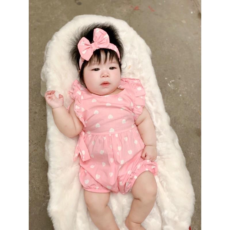Body đùi, chất vải đũi tay bèo siêu xinh cho bé gái