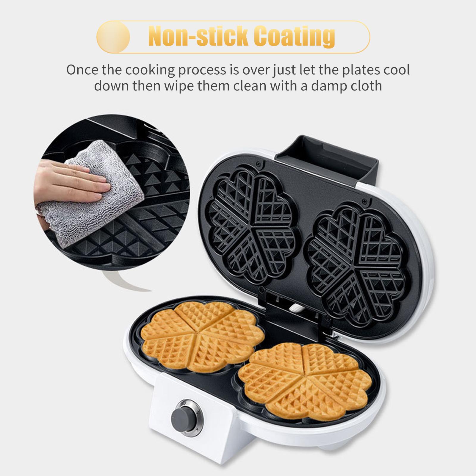 Máy Làm Bánh Quế 1000W Với Tấm Không Dính