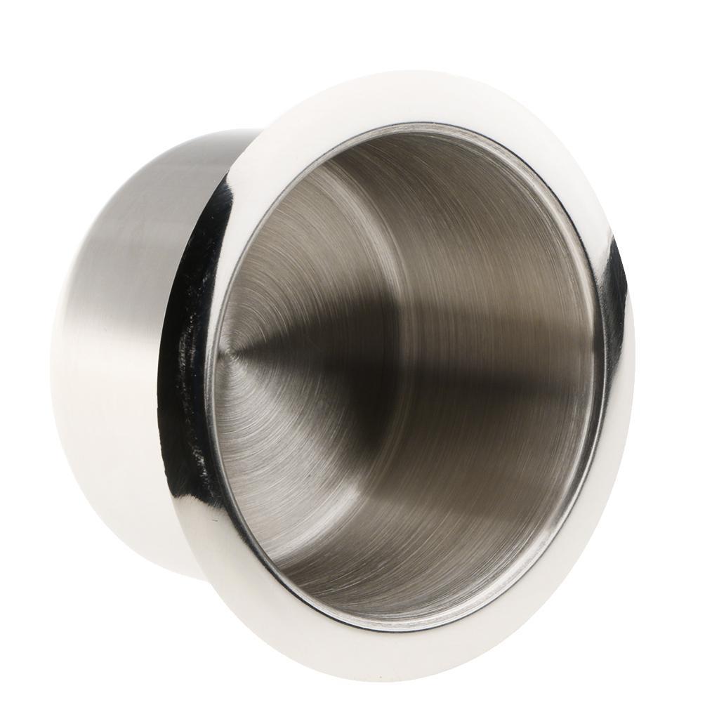 10x Stainless Steel Cup Drink Holder Polished for Marine Car Truck Camper RV