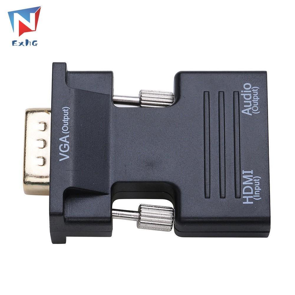 Thiết bị chuyển đổi cổng HDMI cao cấp sang đầu VGA hỗ trợ tín hiệu 1080P