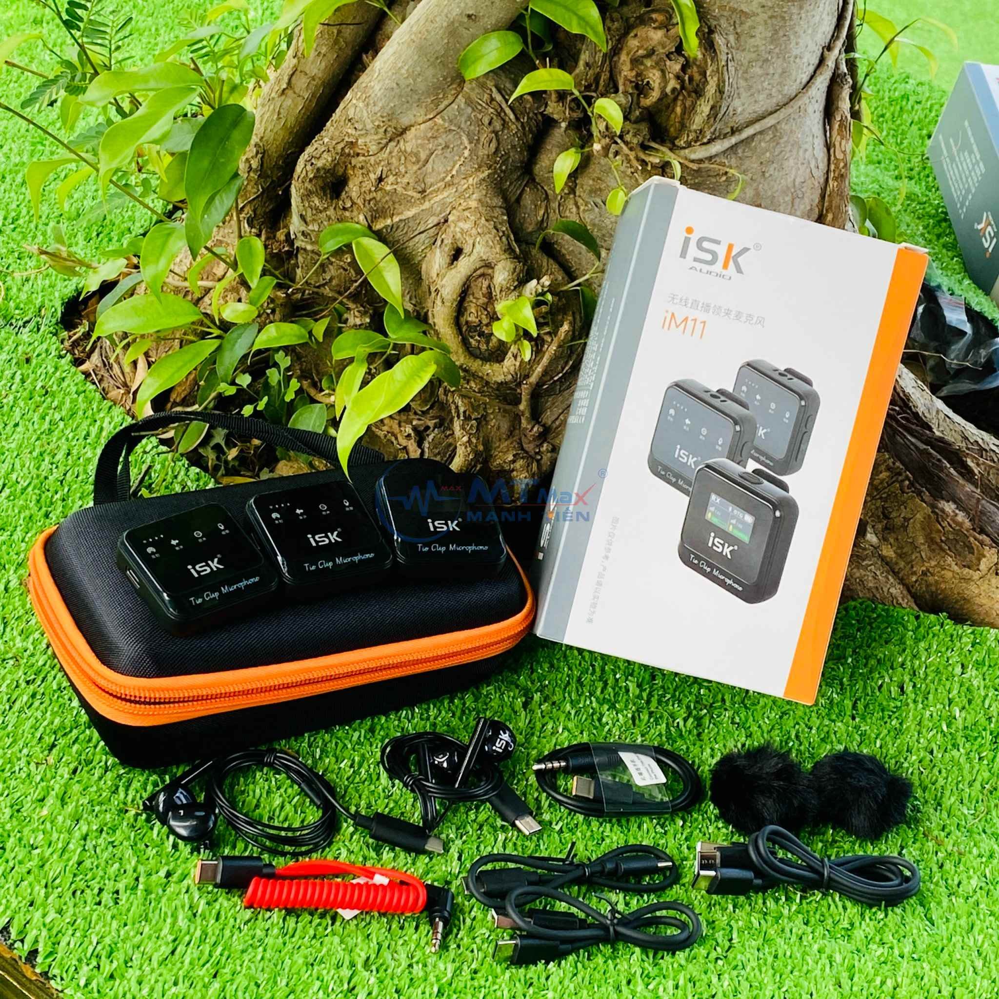 Micro Cài Áo ISK iM11 - Micro Dành Cho Điện Thoại, Máy Ảnh, Máy Quay Hàng Chính Hãng