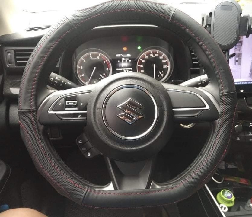 Bọc vô lăng xe ô tô D Cut - Bọc tay lái chữ D cho xe Kia Seltos, Suzuki XL7, Ertiga, Suzuki Swift, Elantra Sport, Volkswagen