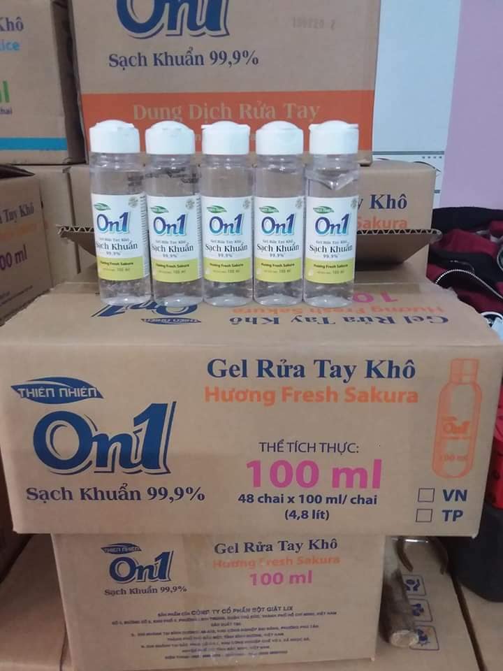 Gel Rửa Tay Khô On1 - sạch khuẩn 99.9%, sạch khuẩn nhanh, vô trùng tay hằng ngày