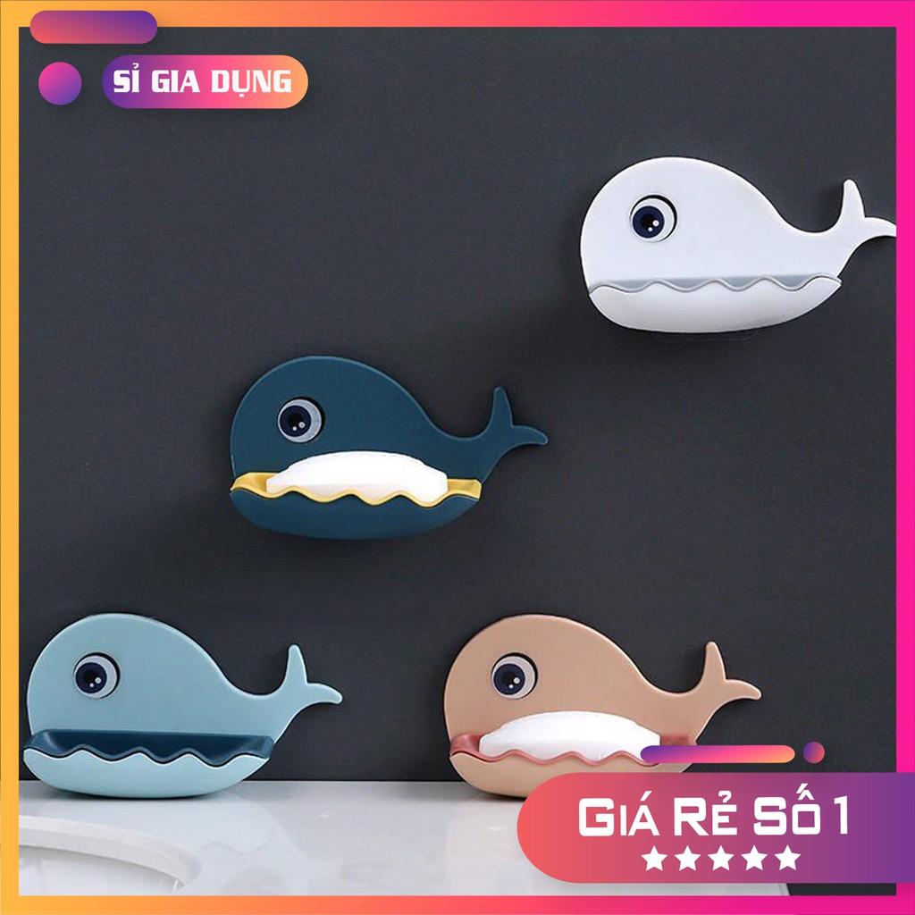 Khay đựng xà bông dán tường hình cá heo