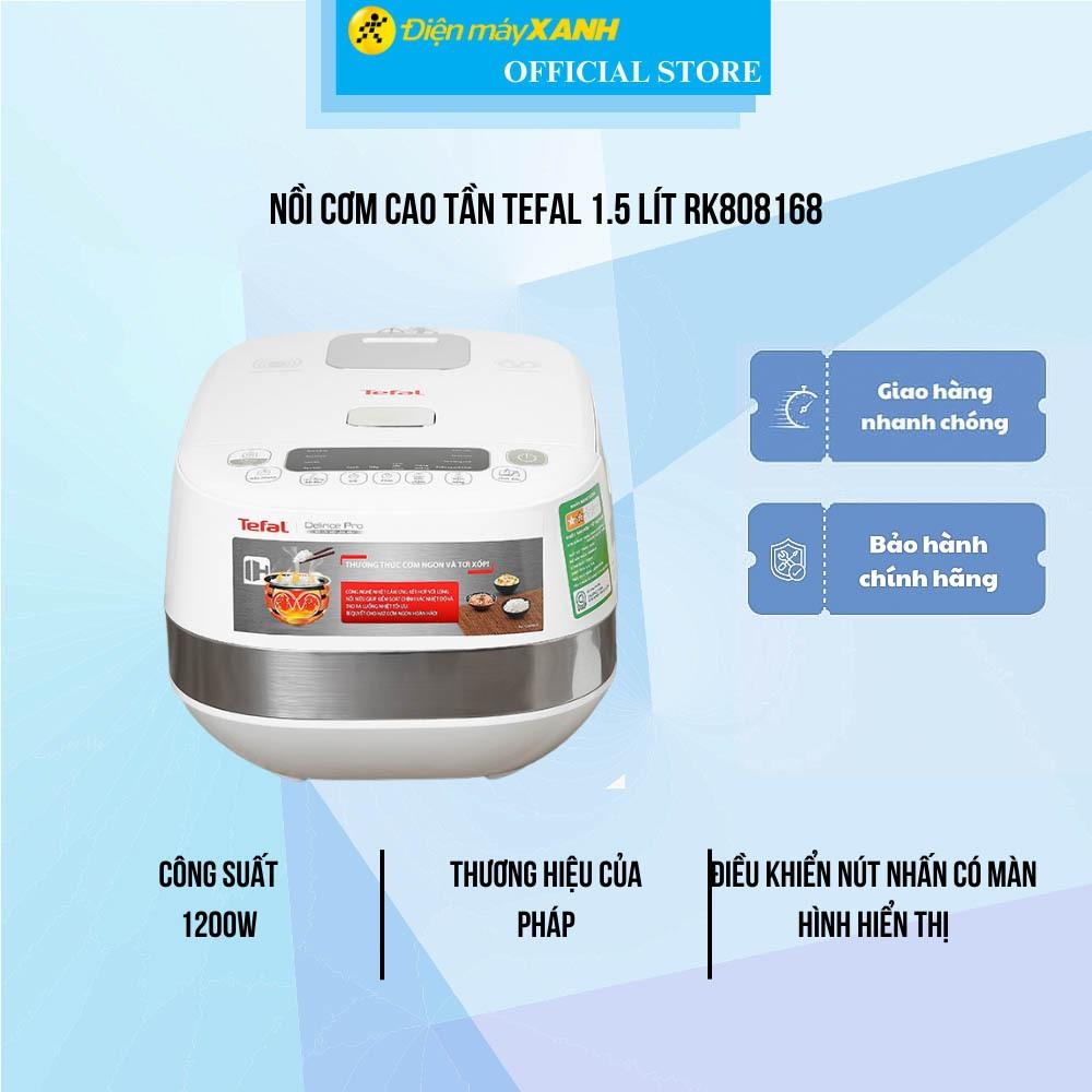 Nồi cơm cao tần Tefal 1.5 lít RK808168 - Hàng Chính Hãng