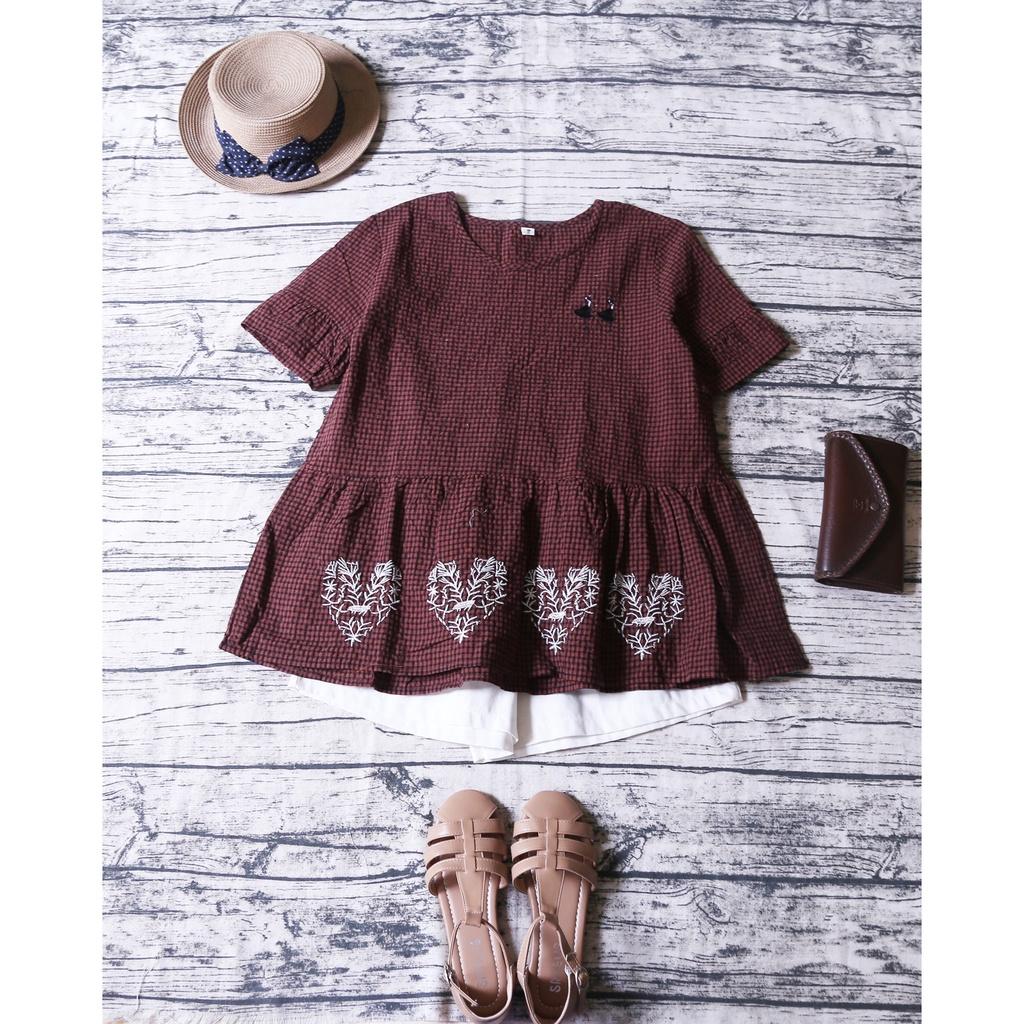 ÁO BABYDOLL THÊU FOM RỘNG