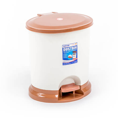 Thùng rác Oval nhỏ Duy Tân No.186 Giao màu ngẫu nhiên