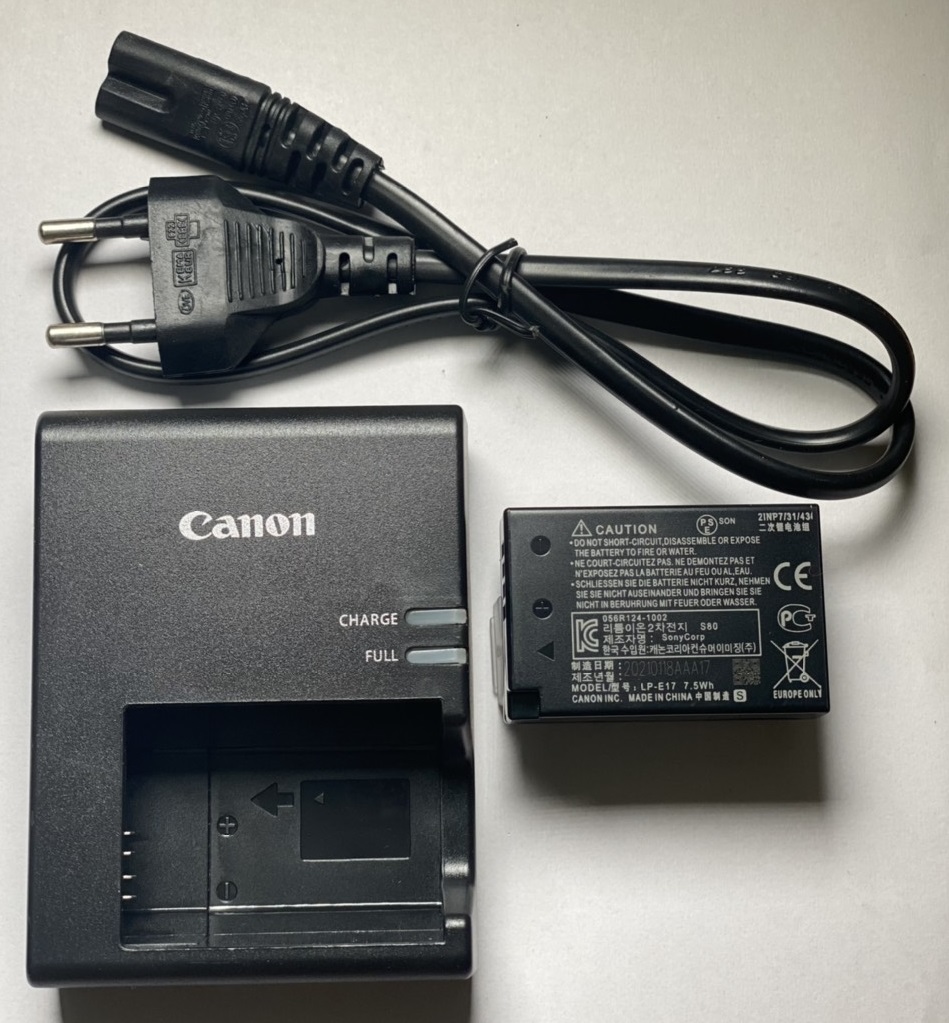 Sạc pin for Canon LP-E17 tự ngắt khi pin đầy dùng cho máy ảnh Canon 77D, 750D, 760D, 800D, M6, M3, M5