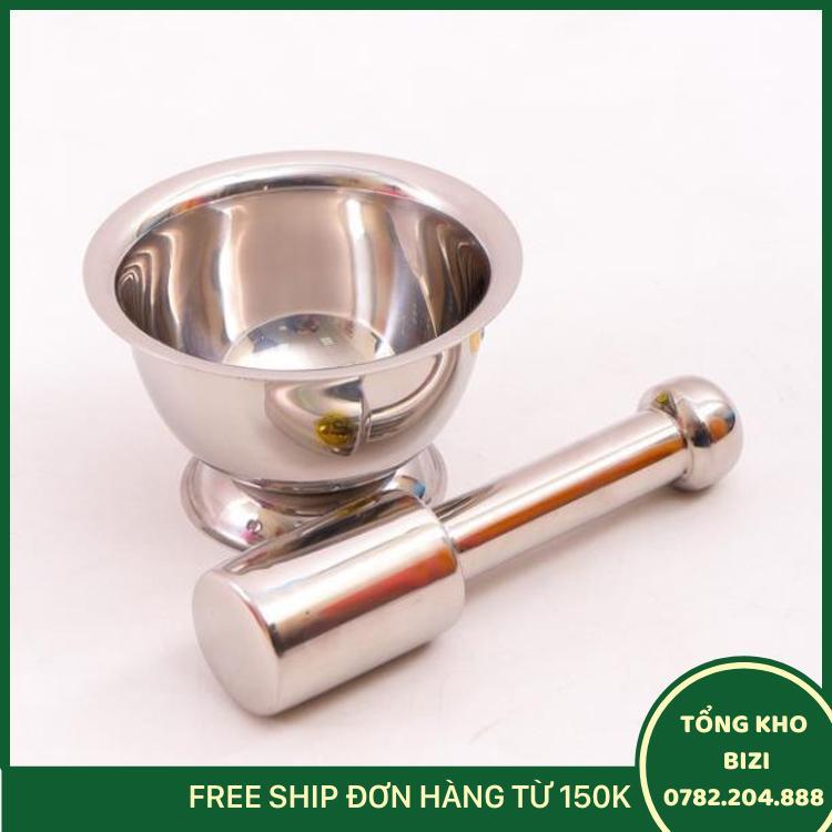 Bộ Chày Cối Inox Cao Cấp - Free Ship Toàn Quốc