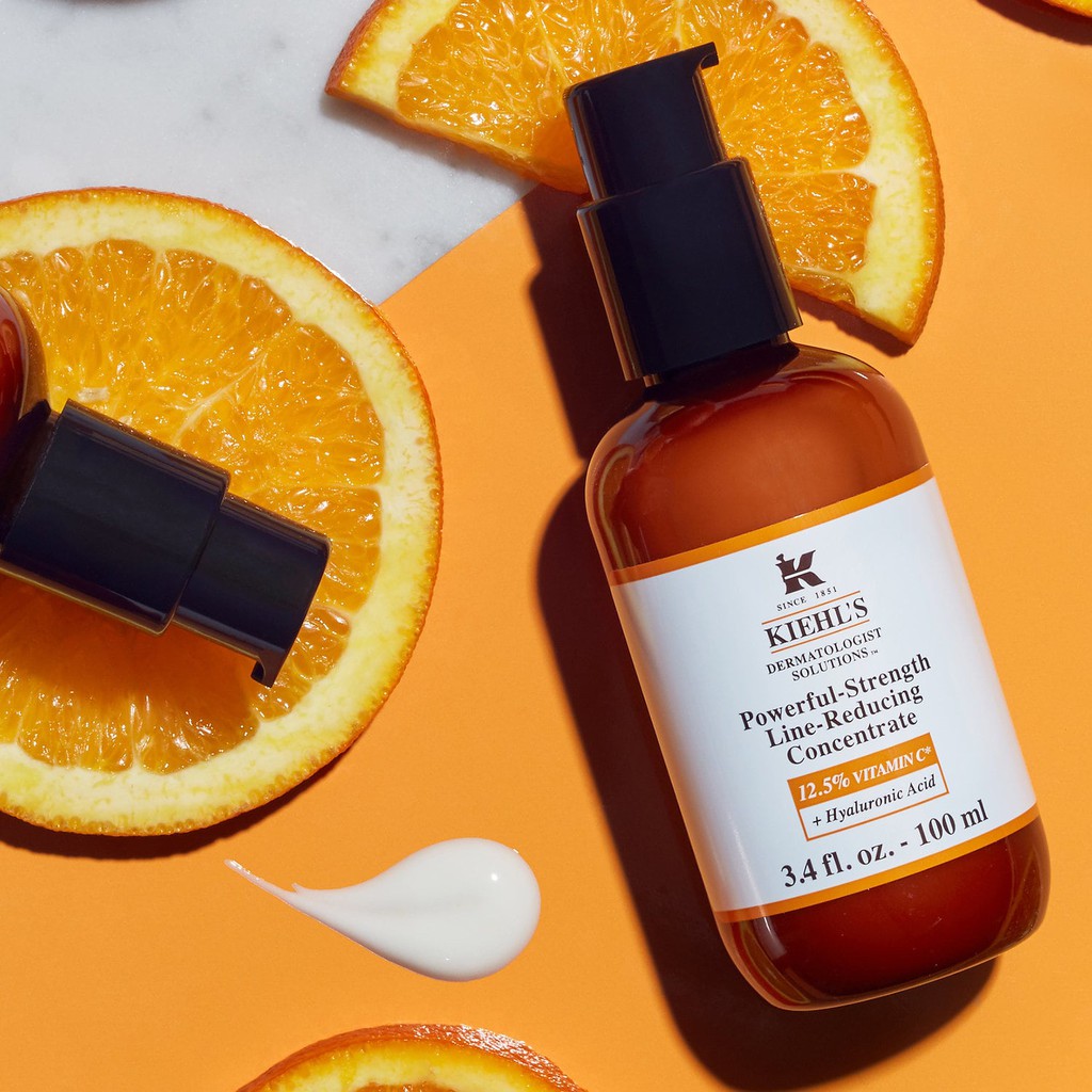 Kiehl's Powerful Strength Line Reducing Concentrate 12,5% Vitamin C - Serum Chống Lão Hoá và Giảm Nhăn