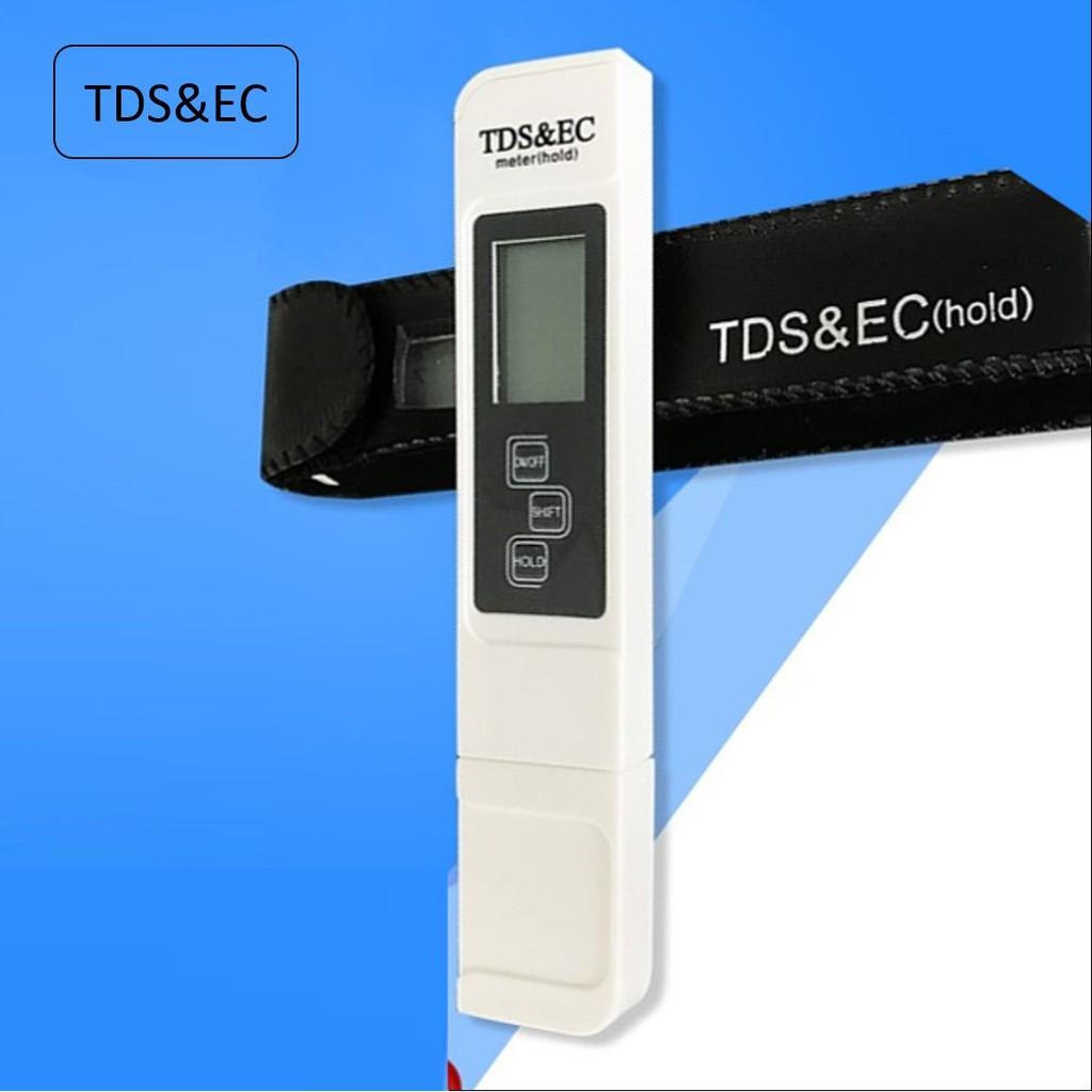 Bút thử nước 3 trong 1 TDS & EC tặng kèm bao da