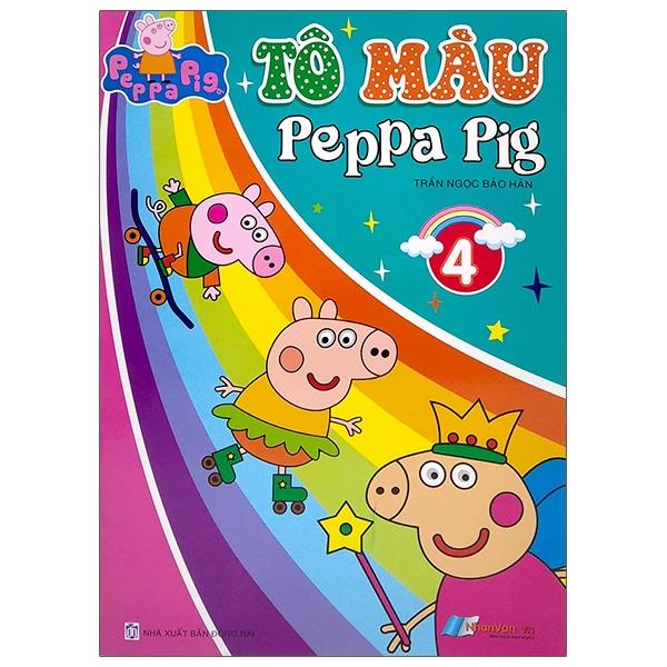 Sách - Tô Màu Peppa Pig - Tập 4 (Tái Bản 2024)