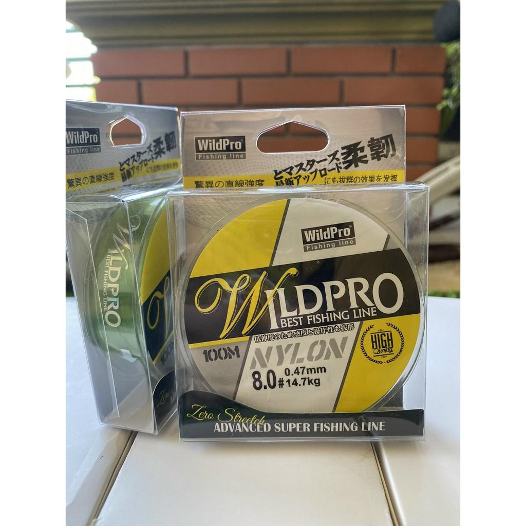 Cước Câu Cá Wild Pro 100M Dòng cước tàng hình, độ tải cá cao siêu bền