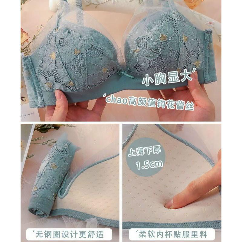 Bộ đồ lót ren đệm vừa thông hơi cao cấp