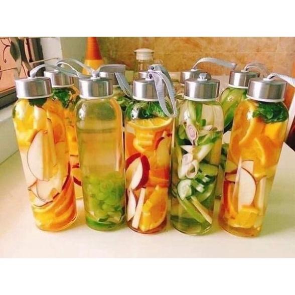 Bình Thủy Tinh Detox Có Dây