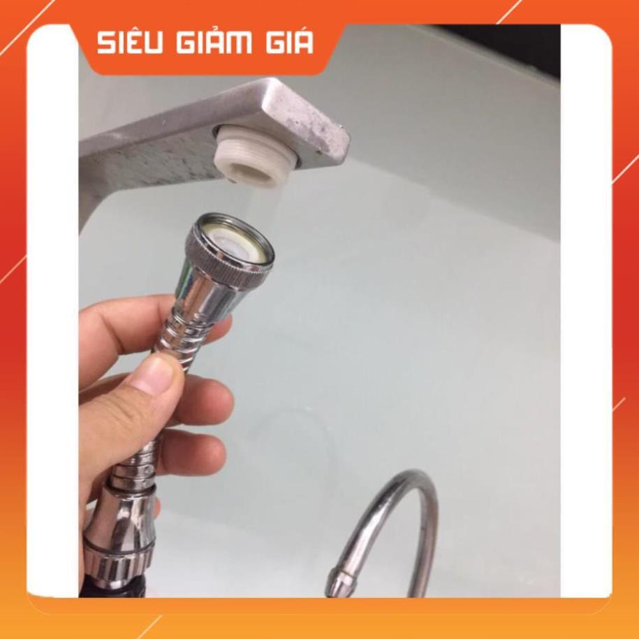 VÒI NƯỚC RỬA BÁT INOX TĂNG ÁP XOAY 360 ĐỘ - Tặng LAU BẾP ĐA NĂNG! 206797