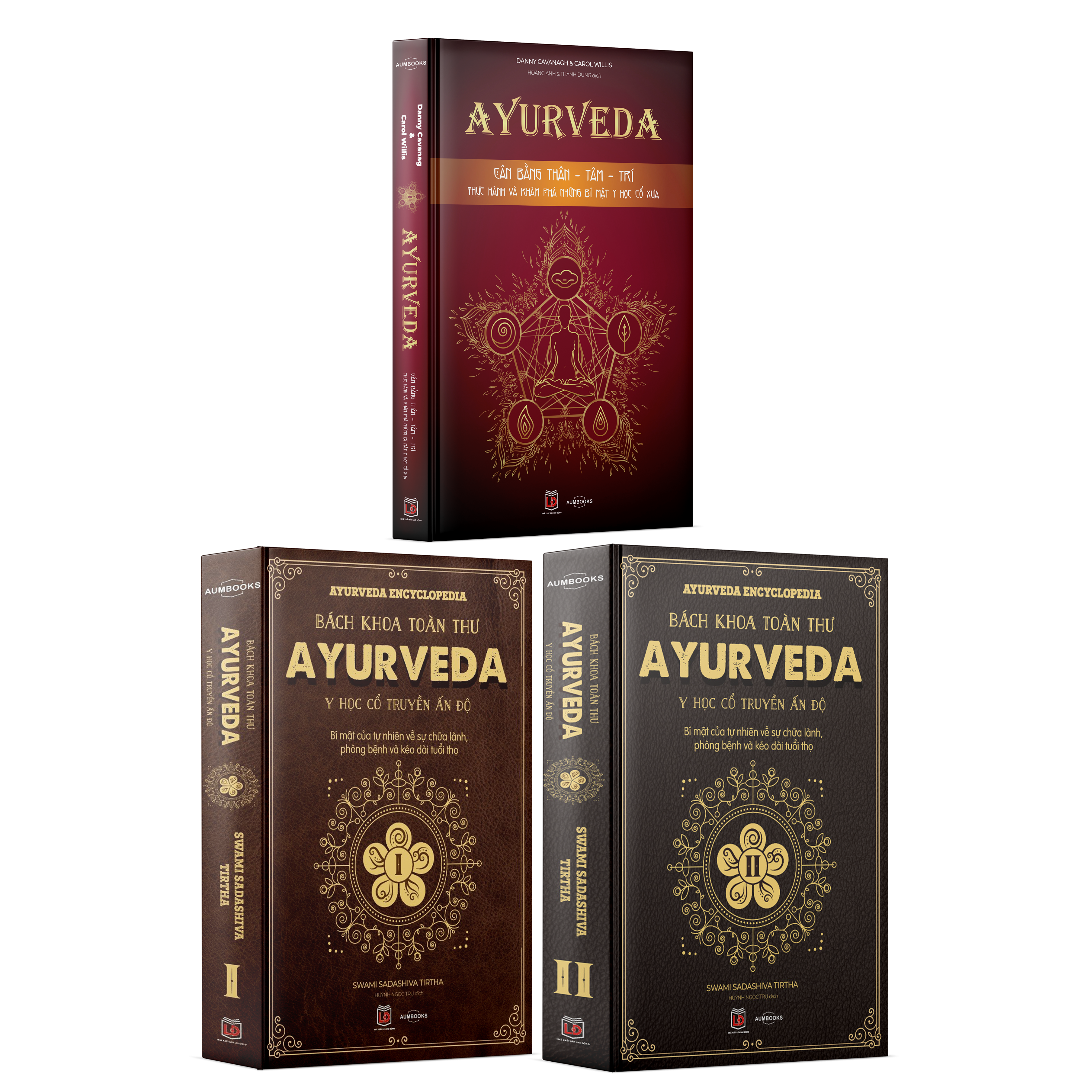 Mua 2 tặng 1 - Combo 2 cuốn Bách Khoa Toàn Thư Ayurveda tặng 1 cuốn Ayurveda cân bằng thân tâm trí