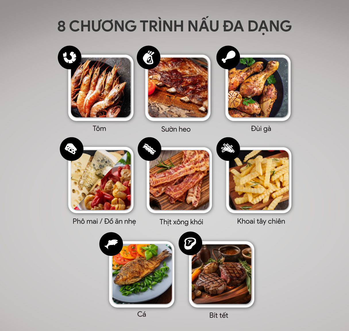 Nồi Chiên Không Dầu BlueStone AFB-5878 5.5 Lít 1700W - Hàng Chính Hãng