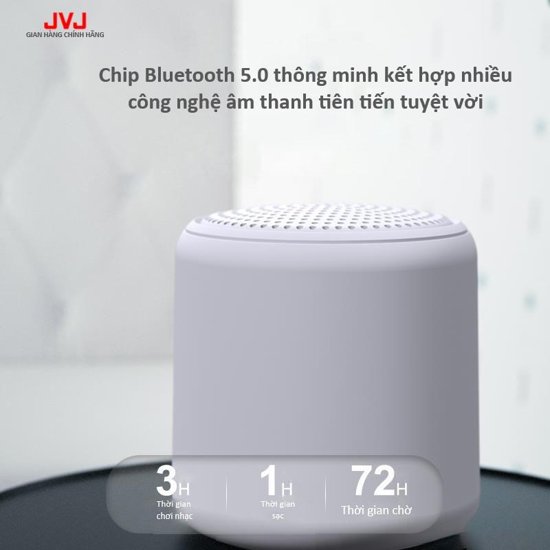 Loa di động Bluetooth JVJ Mini 3D BLT Không Dây - Âm Thanh Nổi Siêu Bass bỏ túi mang theo tiện lợi nhiều màu sắc - Hàng Chính Hãng