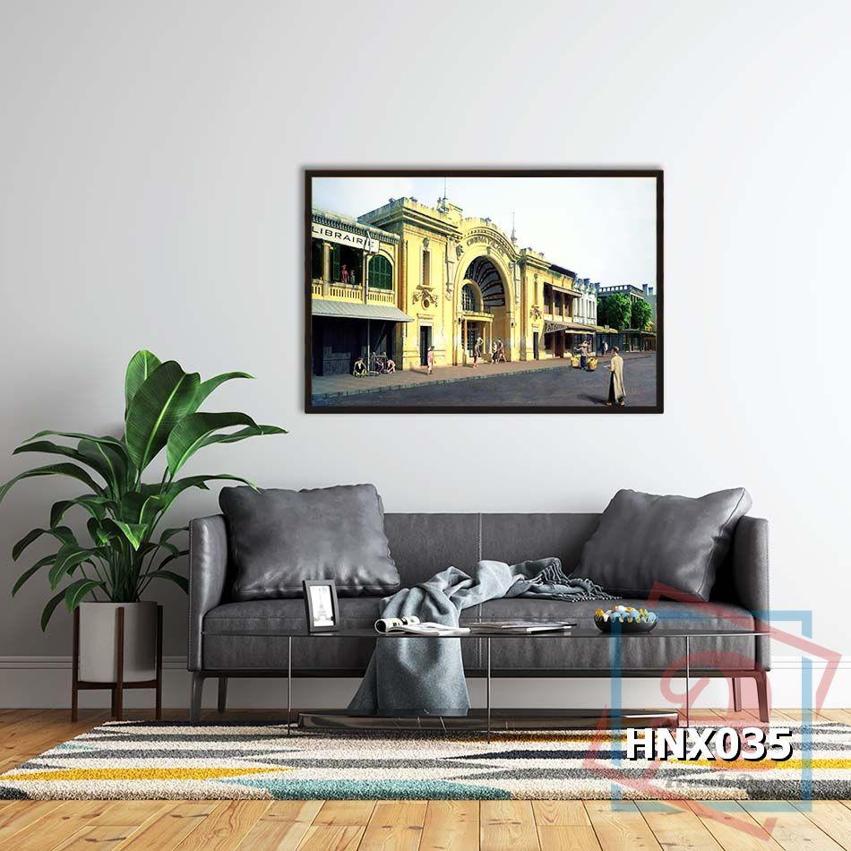 Tranh phong cảnh Hà Nội xưa - HNX035