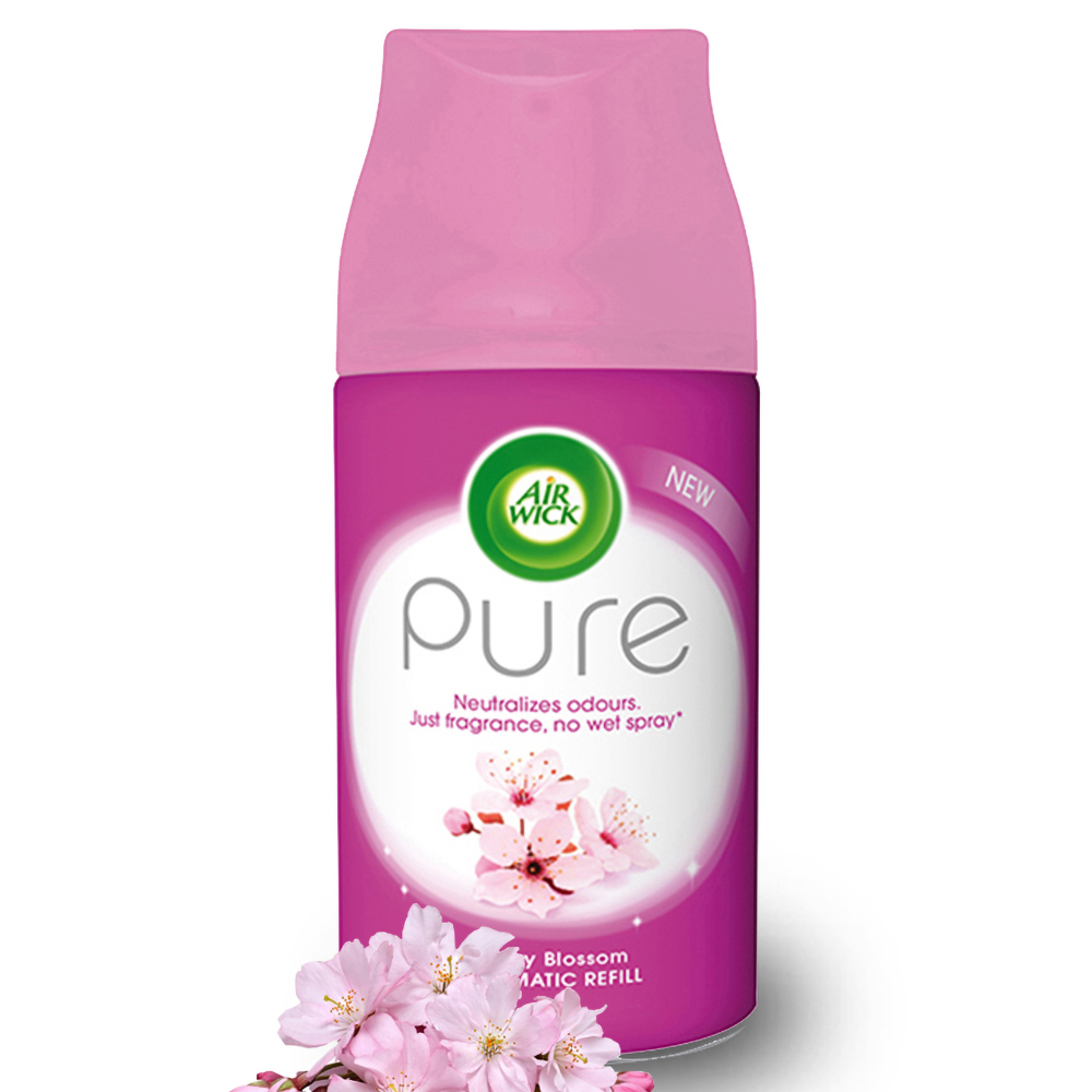 Bình xịt tinh dầu thiên nhiên Air Wick Cherry Blossom 250ml QT00024 - hoa anh đào