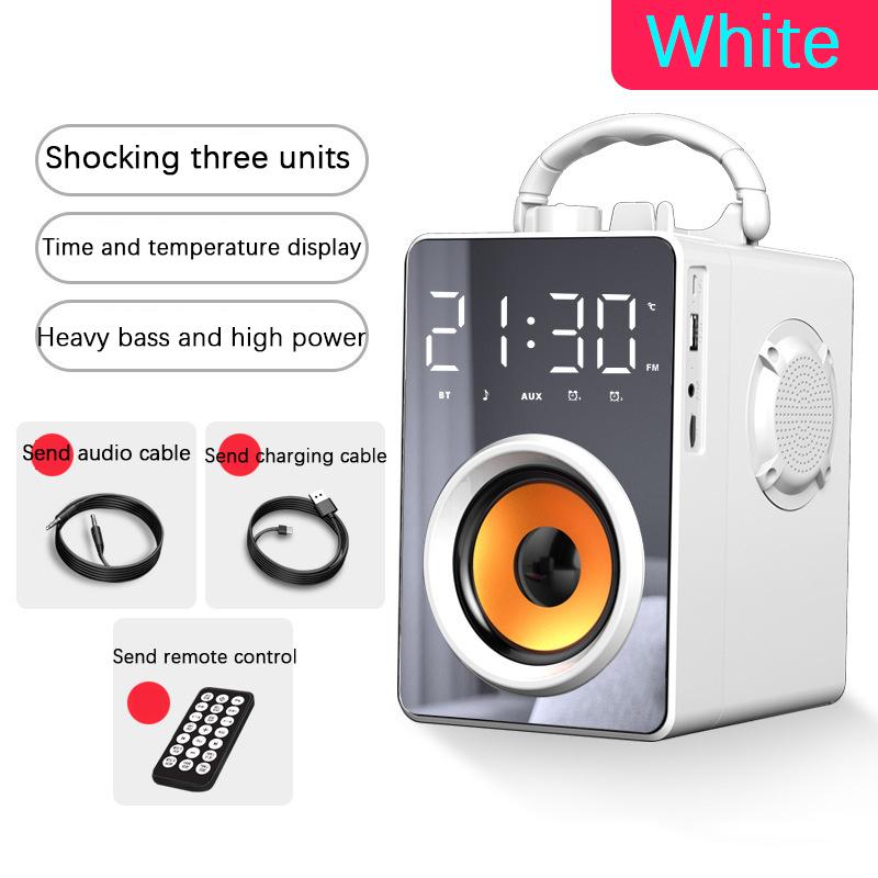 Loa không dây H3 Cột công suất lớn hơn Loa ngoài trời Loa siêu trầm Loa máy tính từ Trung tâm âm nhạc có điều khiển từ xa Color: H3 White