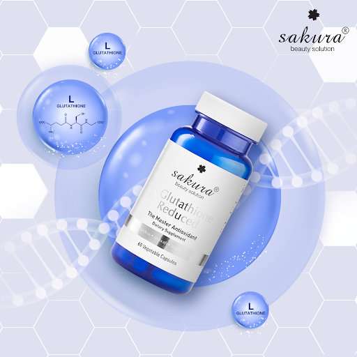 Thực Phẩm Chức Năng Viên Uống Trắng Da Sakura L-Glutathione Reduced