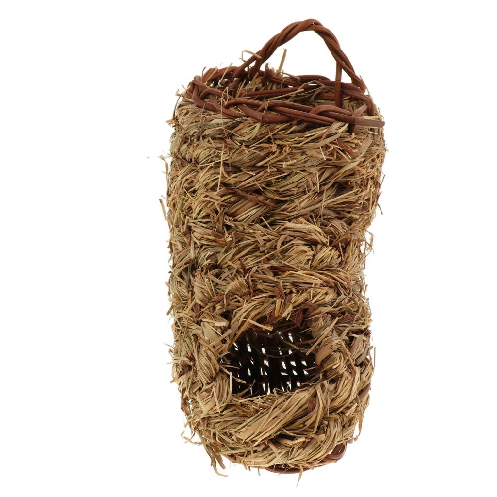 Pet Hamster Straw Nest House Squirrel Straw Sandals Hut Cage Accessories