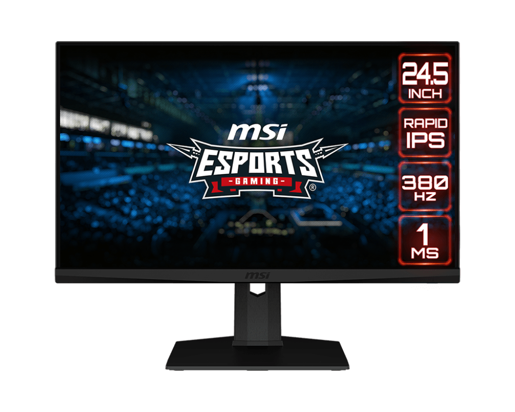 Màn Hình Gaming MSI G253PF 24.5 inch ( FHD/Rapid IPS/380Hz/1ms ) - Hàng Chính Hãng