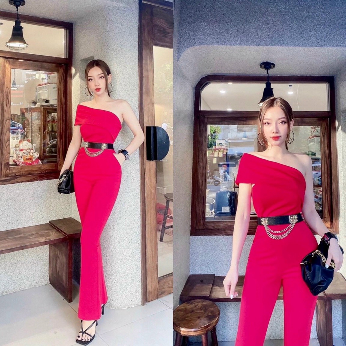 Hàng Hot cập bến Dây nịt thun xích tua rua Bản 4cm Lưng thun ️