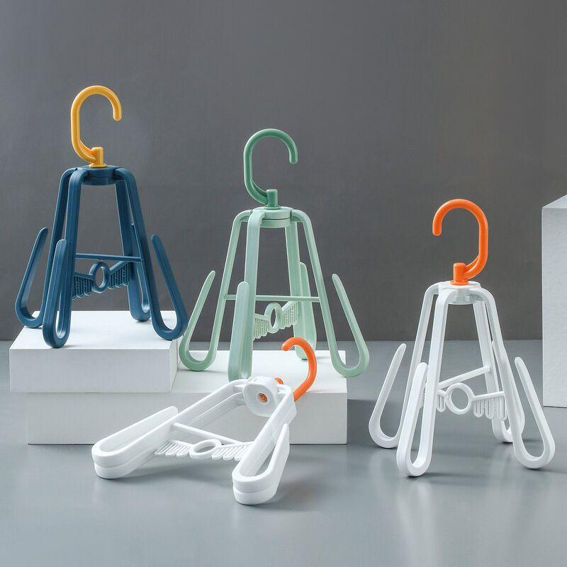 MÓC PHƠI GIÀY DÉP 4 NHÁNH XOAY 360 ĐỘ CHẤT LIỆU NHỰA PS CỨNG CHẮC