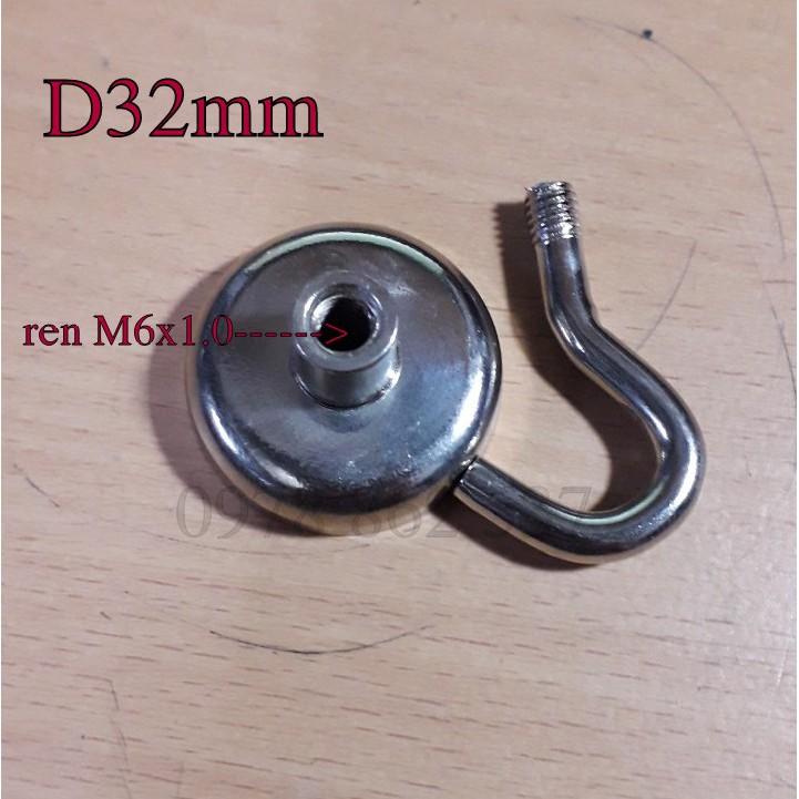 Nam châm móc treo D32mm-2 cái