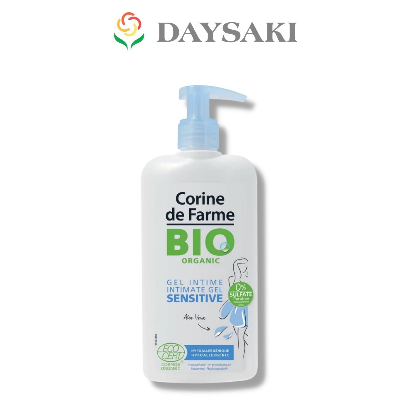 Corine De Farme Dung Dịch Vệ Sinh Phụ Nữ Bio Organic Intimate Gel Sensitive 250ml