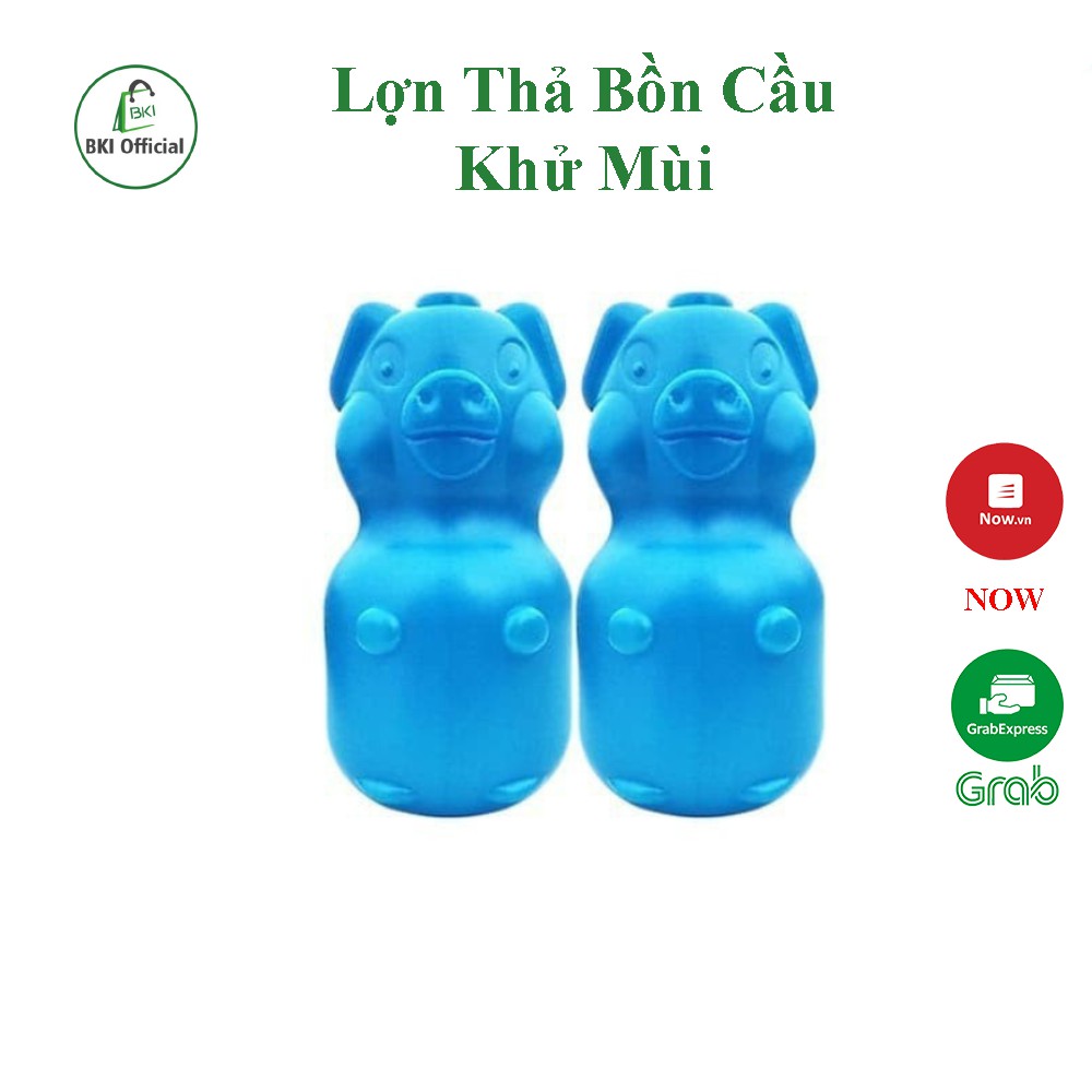 Lọ Thả Bồn Cầu Lợn Khử Mùi Tẩy Bồn Cầu Thế Hệ Mới Thả Toilet Diệt Khuẩn, Tẩy Sạch Vệ Sinh Vết Bám Bẩn