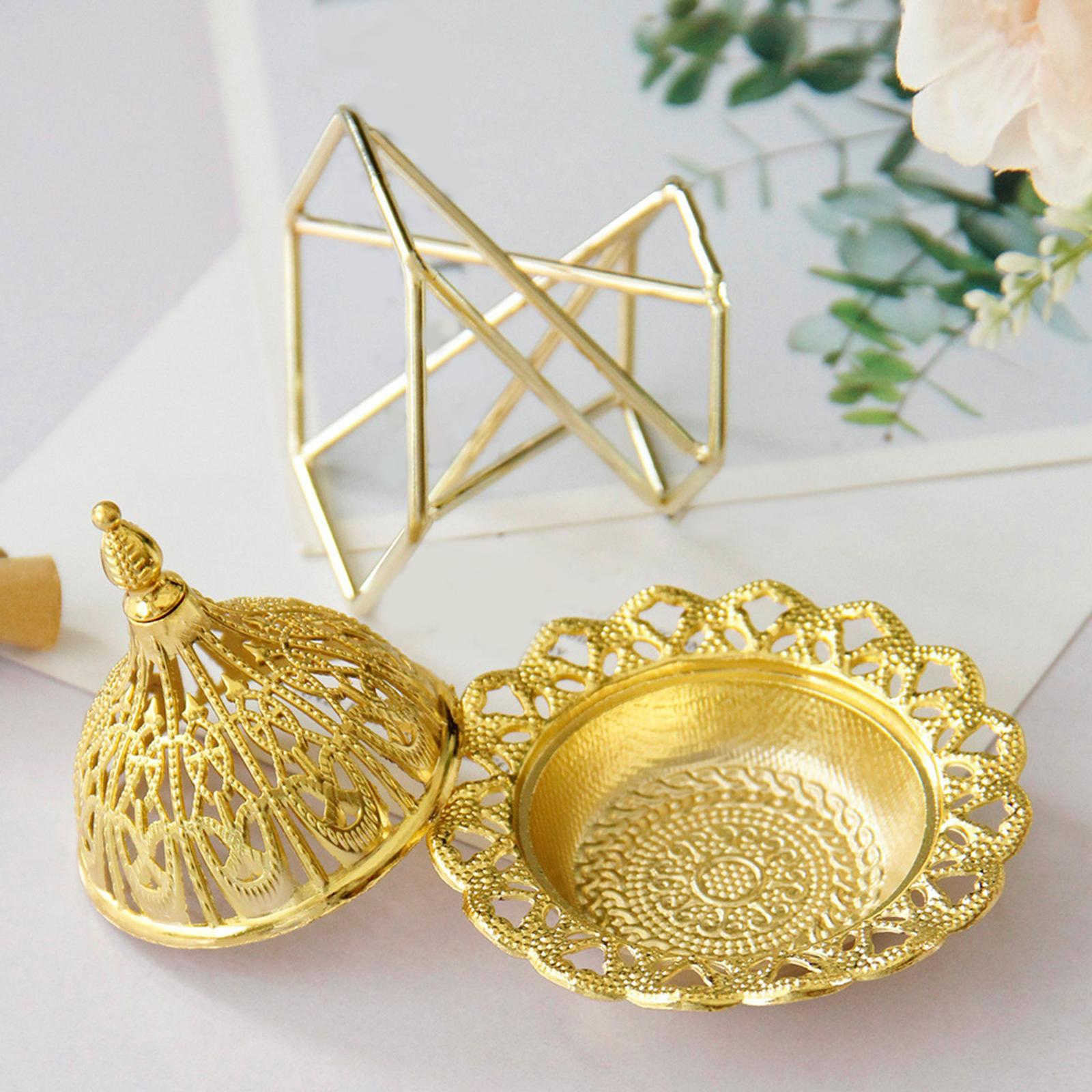 Incense Burner Craft Hollow Censer Incense Holders for Home Yoga Studio Decoration